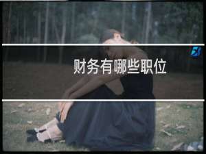 财务有哪些职位