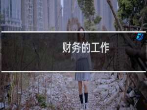 财务的工作