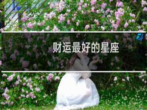 财运最好的星座