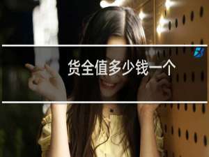 货全值多少钱一个
