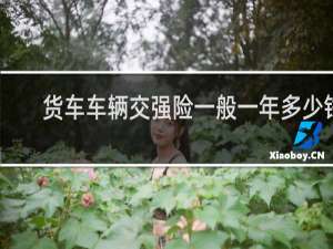 货车车辆交强险一般一年多少钱