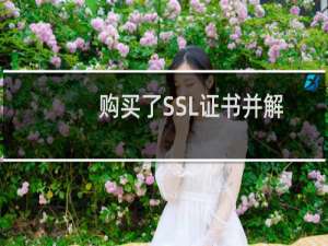 购买了SSL证书并解析绑定通过后应如何处理