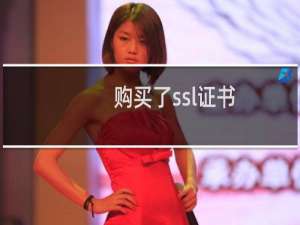 购买了ssl证书，在哪里下载，为什么找不到