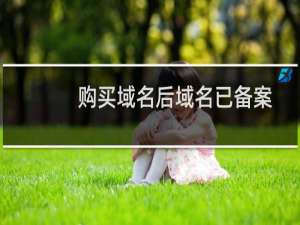 购买域名后域名已备案怎么处理？