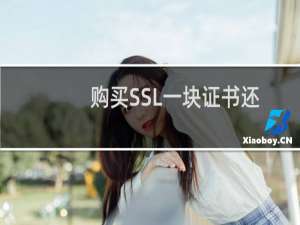 购买SSL一块证书还要自行安装？