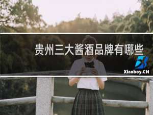 贵州三大酱酒品牌有哪些