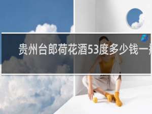 贵州台郎荷花酒53度多少钱一瓶