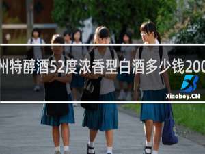 贵州特醇酒52度浓香型白酒多少钱2007年生产