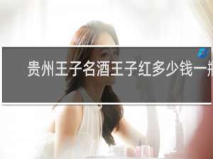贵州王子名酒王子红多少钱一瓶