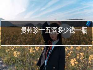 贵州珍十五酒多少钱一瓶