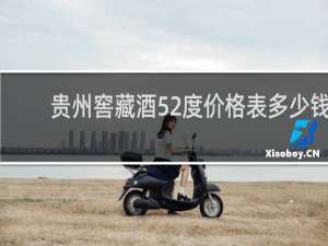 贵州窖藏酒52度价格表多少钱