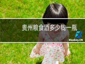 贵州粮食酒多少钱一瓶