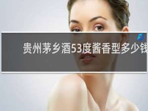 贵州茅乡酒53度酱香型多少钱