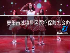 贵阳市城镇居民医疗保险怎么办理
