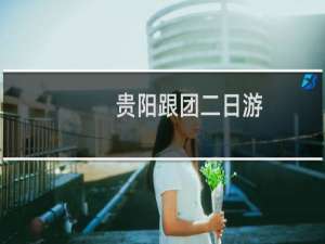 贵阳跟团二日游