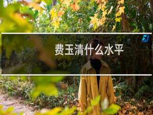 费玉清什么水平