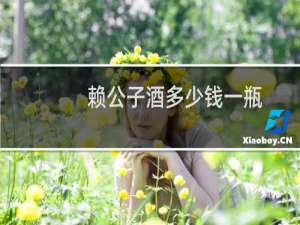 赖公子酒多少钱一瓶