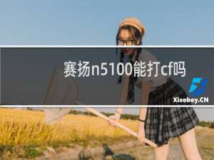 赛扬n5100能打cf吗