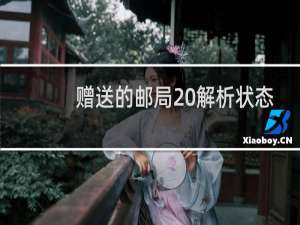 赠送的邮局 解析状态异常