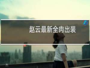 赵云最新全肉出装