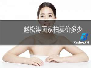 赵松涛画家拍卖价多少