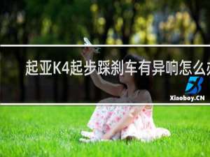 起亚K4起步踩刹车有异响怎么办
