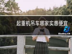 起重机吊车哪家实惠便宜