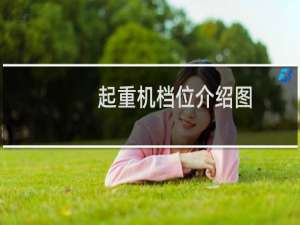 起重机档位介绍图
