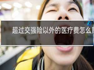 超过交强险以外的医疗费怎么赔