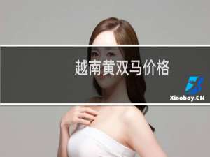 越南黄双马价格