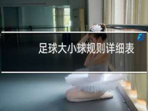 足球大小球规则详细表