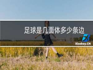 足球是几面体多少条边