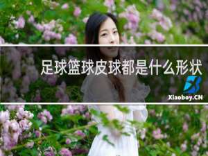 足球篮球皮球都是什么形状