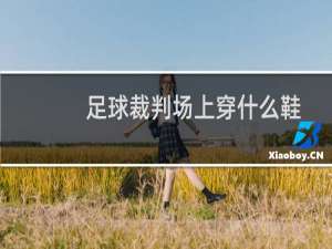 足球裁判场上穿什么鞋