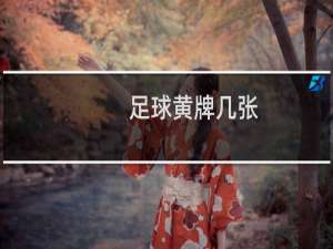 足球黄牌几张