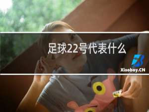 足球22号代表什么