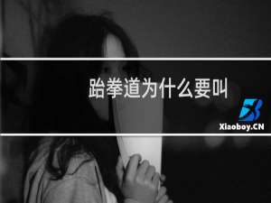 跆拳道为什么要叫