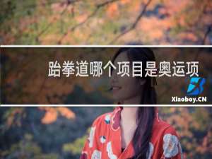 跆拳道哪个项目是奥运项目