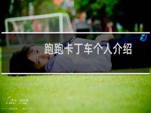 跑跑卡丁车个人介绍