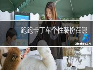 跑跑卡丁车个性装扮在哪