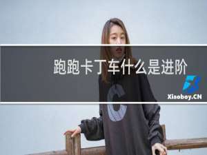 跑跑卡丁车什么是进阶