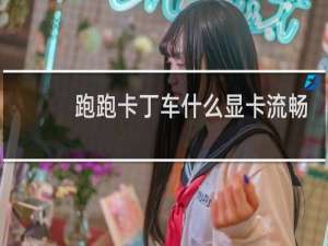 跑跑卡丁车什么显卡流畅