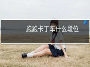 跑跑卡丁车什么段位