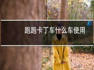 跑跑卡丁车什么车使用