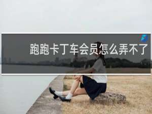跑跑卡丁车会员怎么弄不了