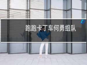 跑跑卡丁车何勇组队