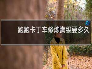 跑跑卡丁车修炼满级要多久