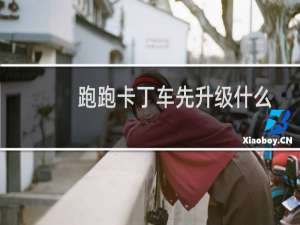 跑跑卡丁车先升级什么