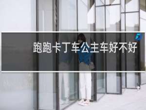 跑跑卡丁车公主车好不好