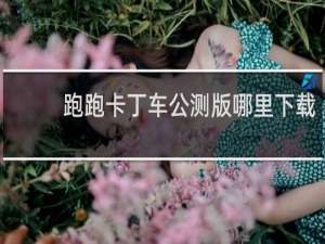 跑跑卡丁车公测版哪里下载